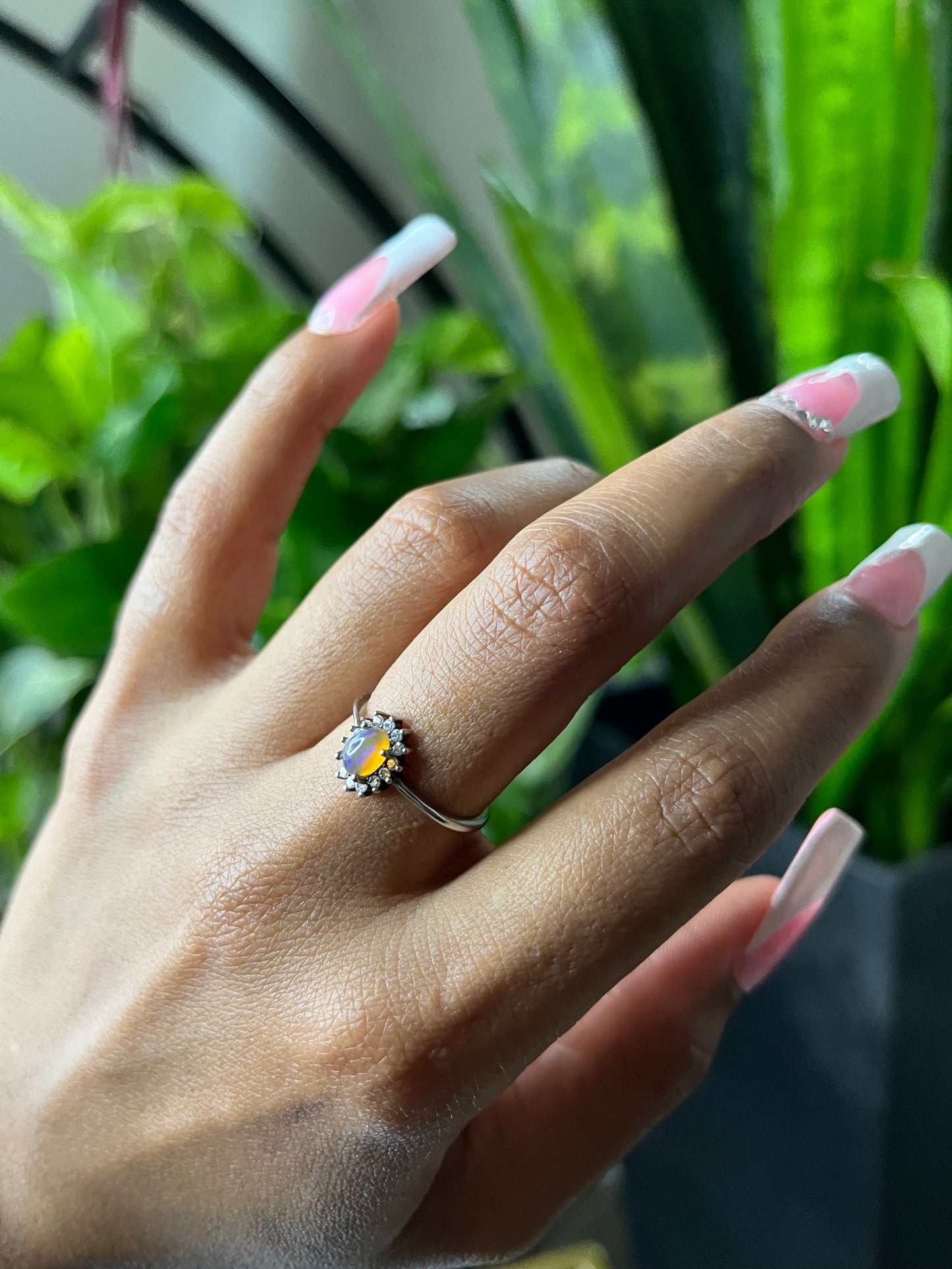 DAINTY OPAL RING